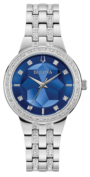 Bulova 96L276 Ladies Crystal Watch